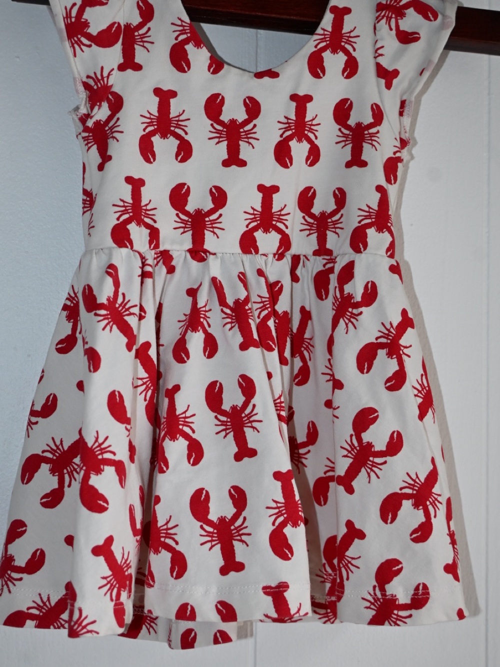 Monica + Andy lobster toddler dress